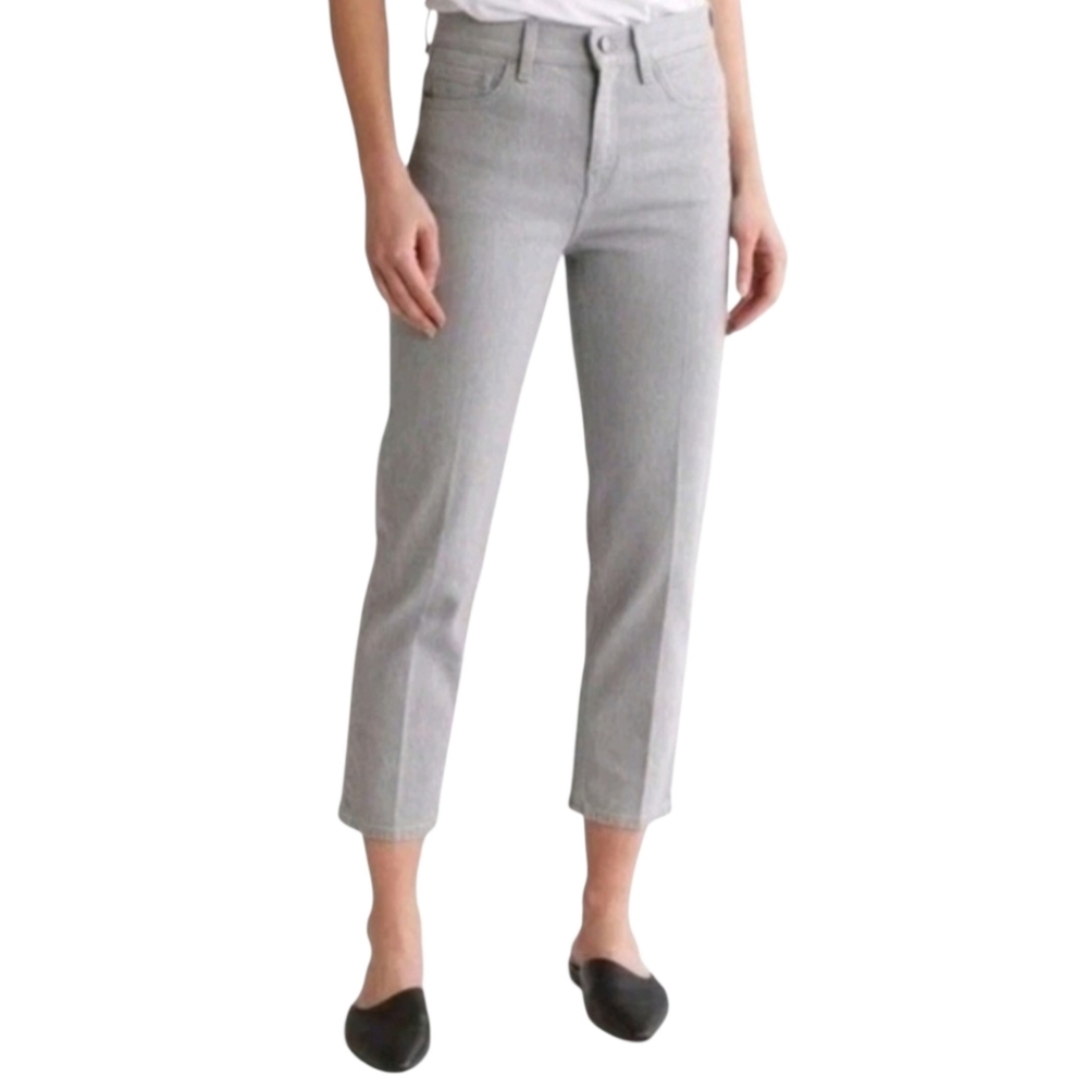 Theory Womens Jeans Size 24 Harbour Gray Treeca Skinny Straight Leg New